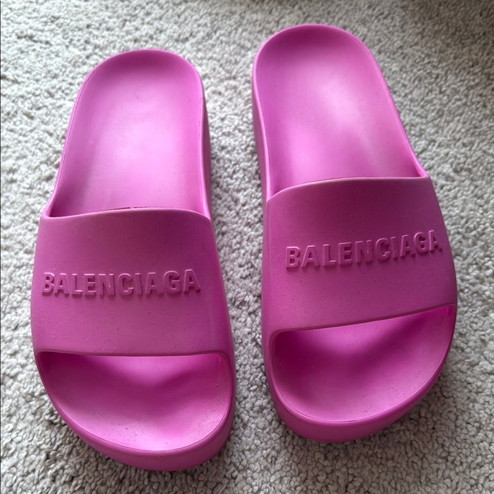 Balenciaga Vibrant Pink Sandals